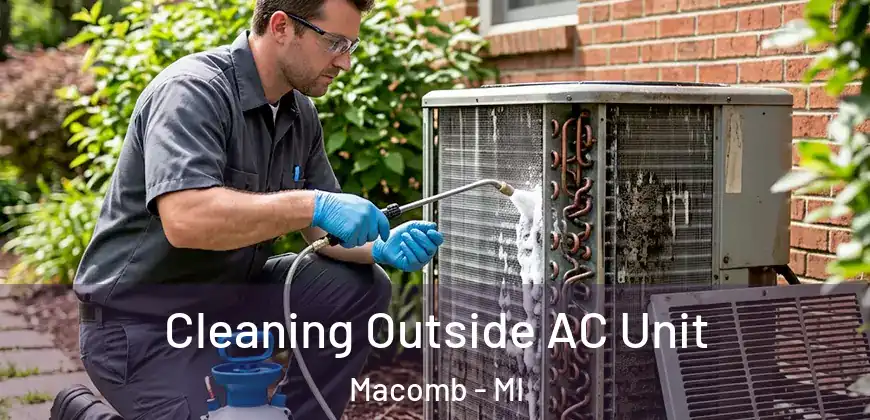  Cleaning Outside AC Unit Macomb - MI