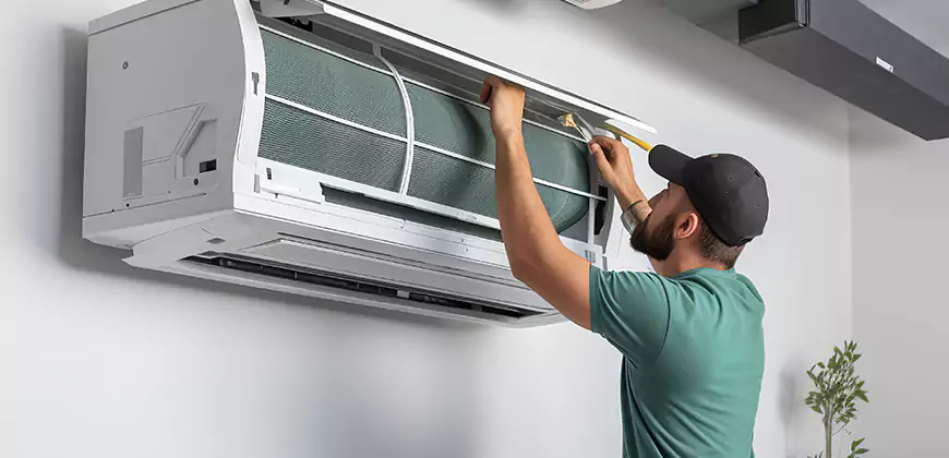 Bathroom and Small Space Ductless Installation in Macomb