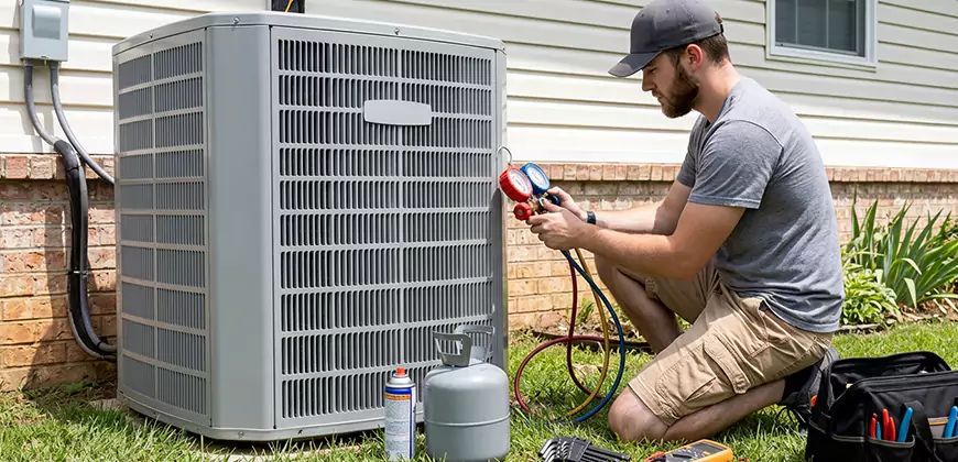 Emergency Air Conditioning Retrofit in Macomb